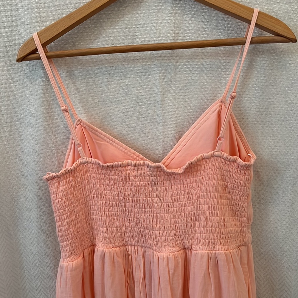 Lauren Conrad Pink/Salmon Maxi Dress. Size L. - Picture 8 of 14